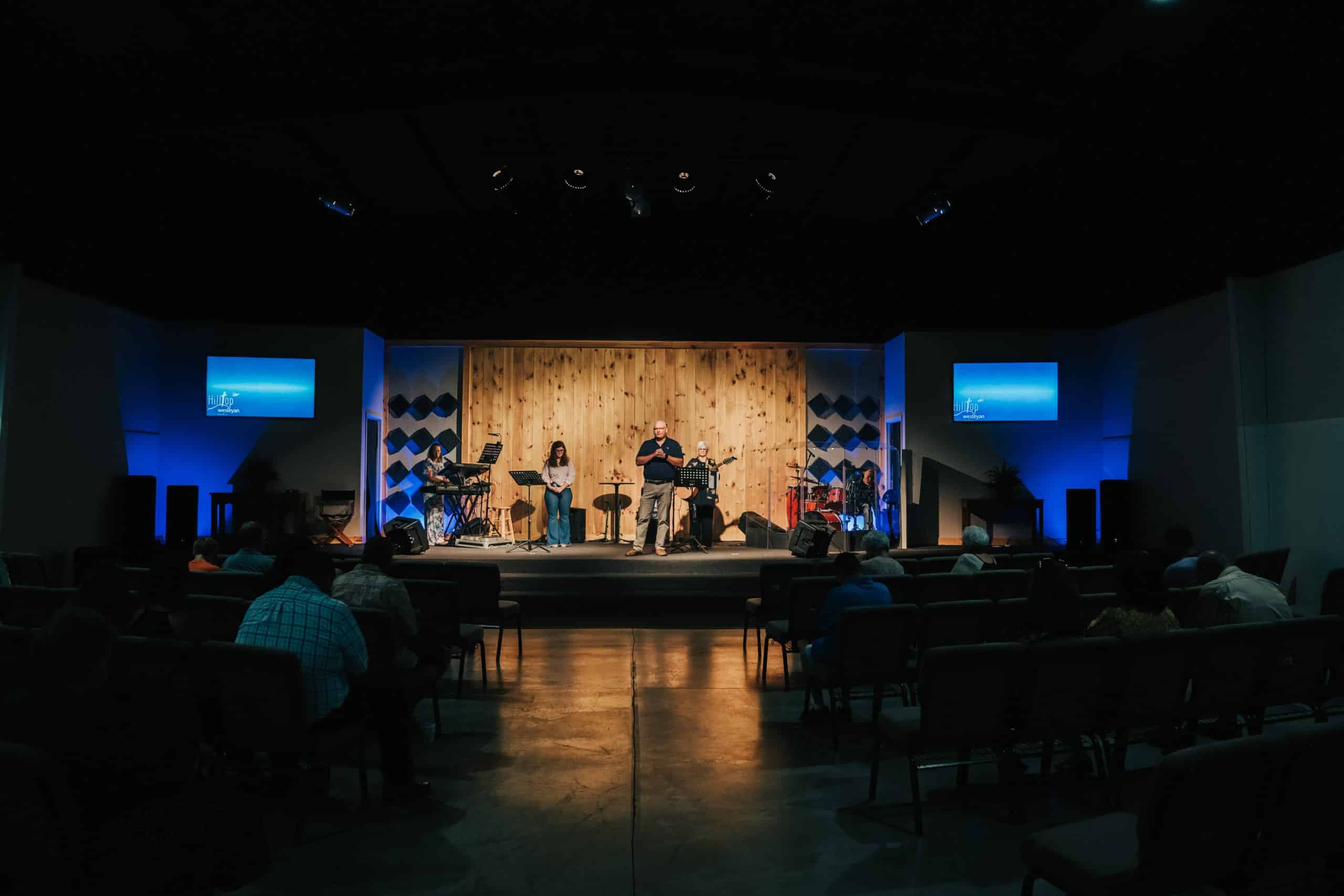Worship service at Hilltop Wesleyan
